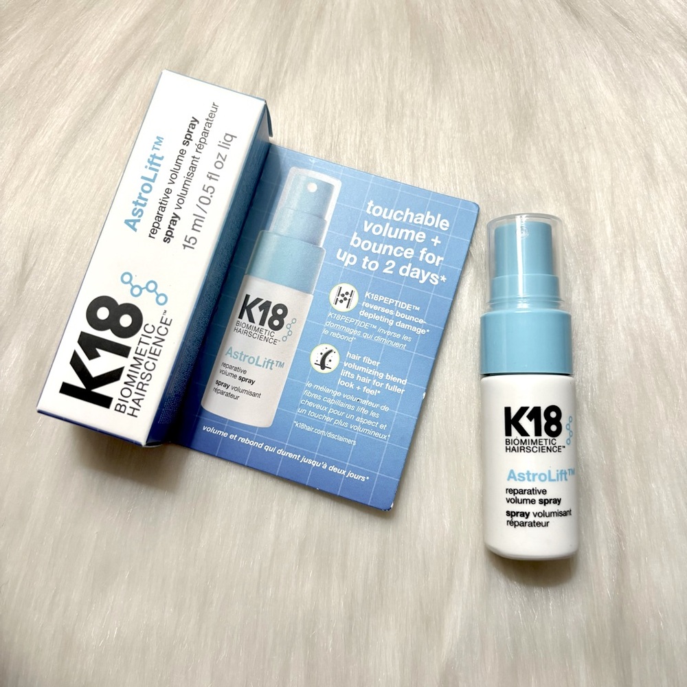 4/$30 Bundle💫K18 AstroLift Reparative Volume Hair Spray Mini 0.5 Fl.oz NIB